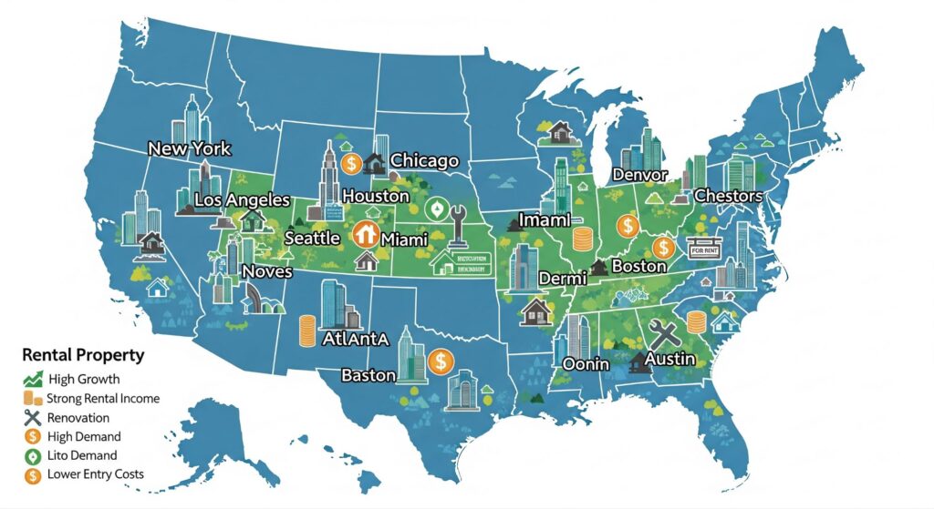 Top U.S. Cities for Rental Property Investments in 2025