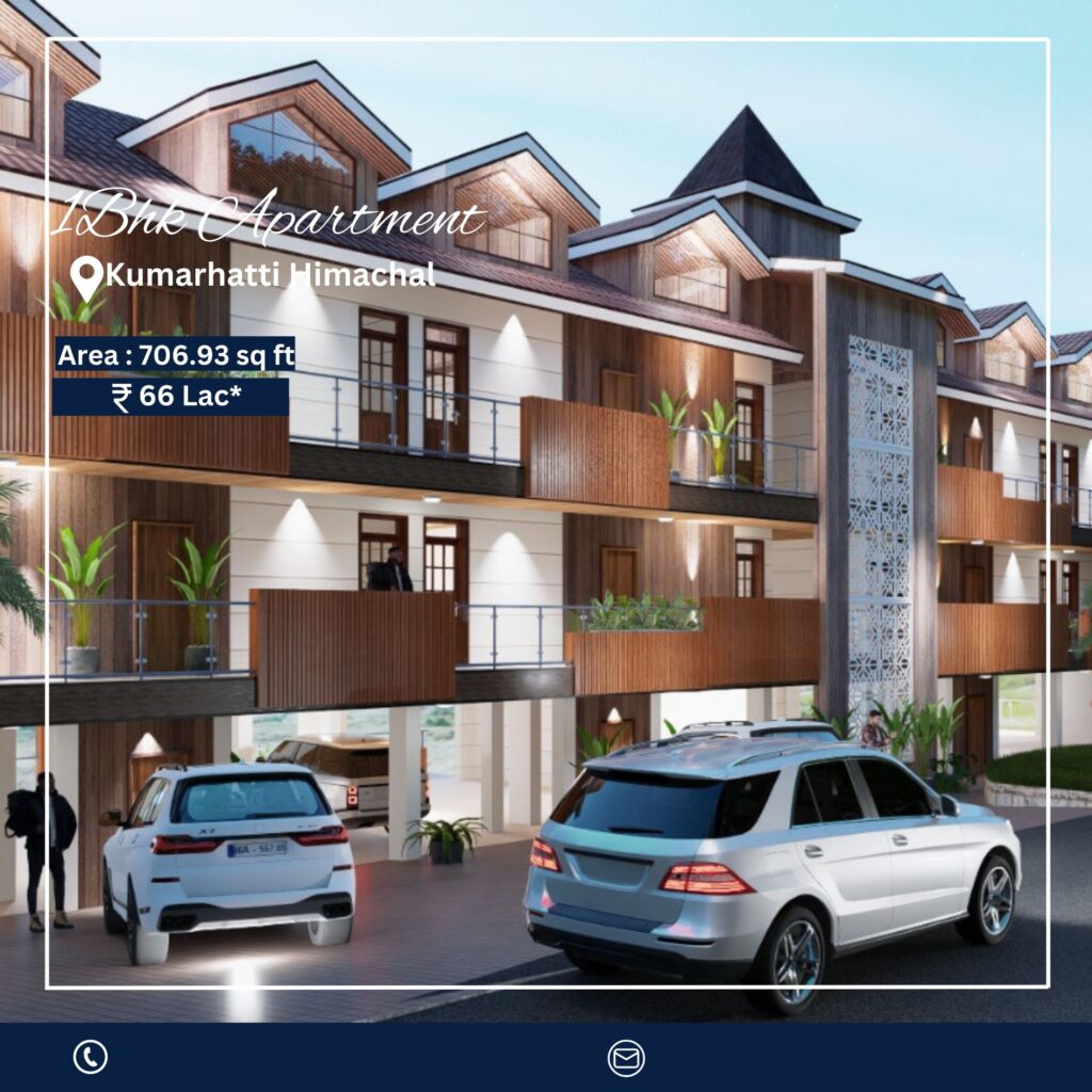 1 BHK Apartment in Kumarhatti Himachal – Nestling Woods | Luxury Mountain Homes Starting at ₹66 Lac