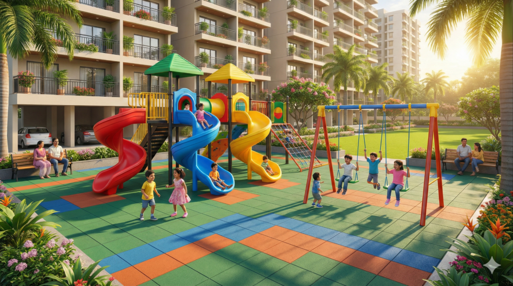 Children Play Area - Prarthana Project Nallasopara