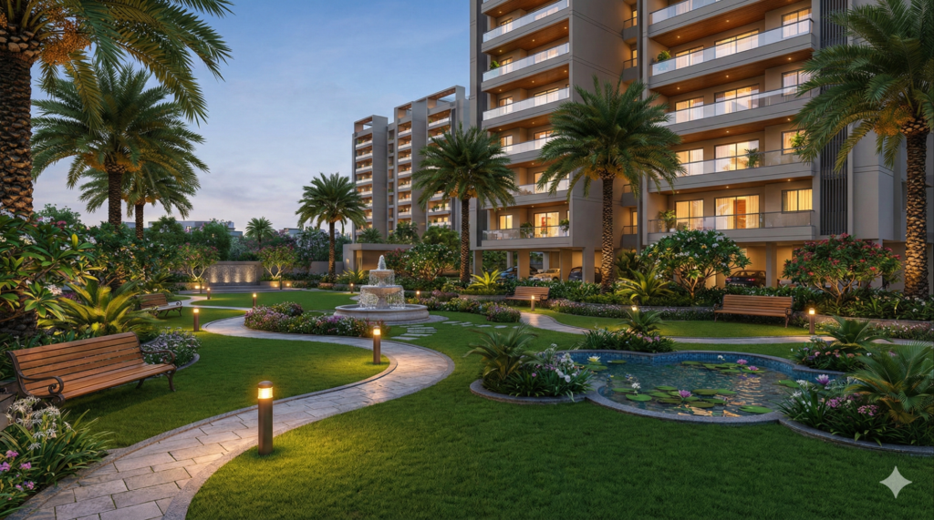 Landscape Garden - Prarthana Project Nallasopara