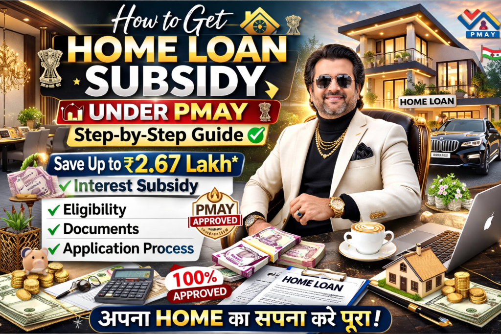 How to Get Home Loan Subsidy under PMAY – Step-by-Step Guide