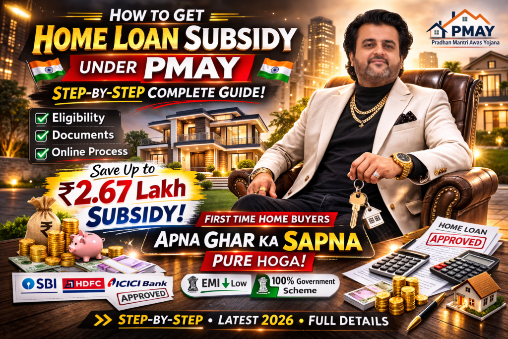 How to Get Home Loan Subsidy under PMAY – Step-by-Step Guide