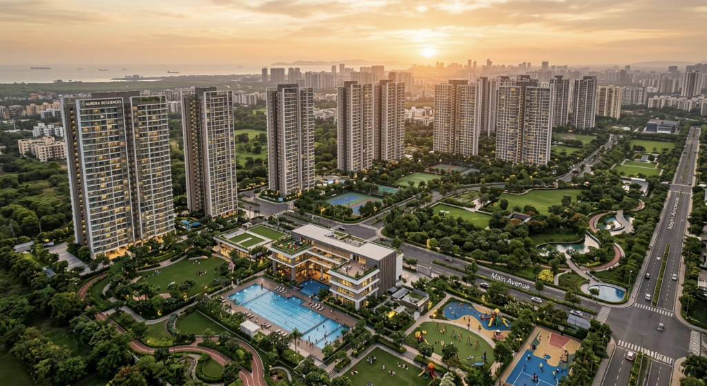 Affordable 1 & 2 BHK Dream Flats in Naigaon East Mumbai Sunteck Ultra World Naigaon